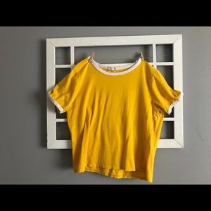 Yellow Crop Top
